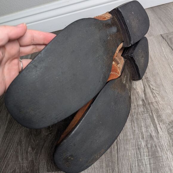 Robert Wayne Brown Leather Boots - Picture 8 of 8